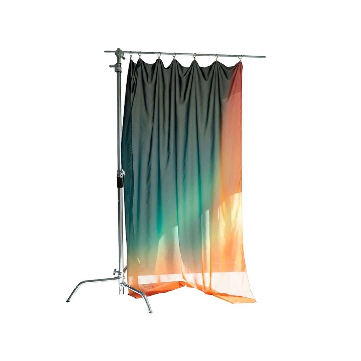 필름 이펙트 쉬폰 커튼 / 그린 필터 / L 사이즈(Film effect chiffon curtain / Green filter / L Size) - 1