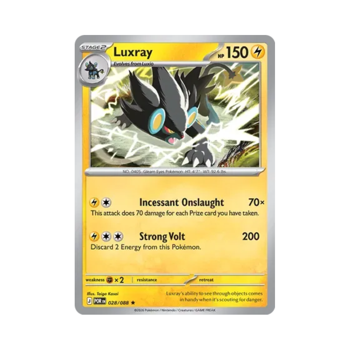 포켓몬 TCG 렌트라 R 퍼펙트 오더 (영문판)(Pokemon TCG Luxray R Perfect Order (English Ver.)) - 1