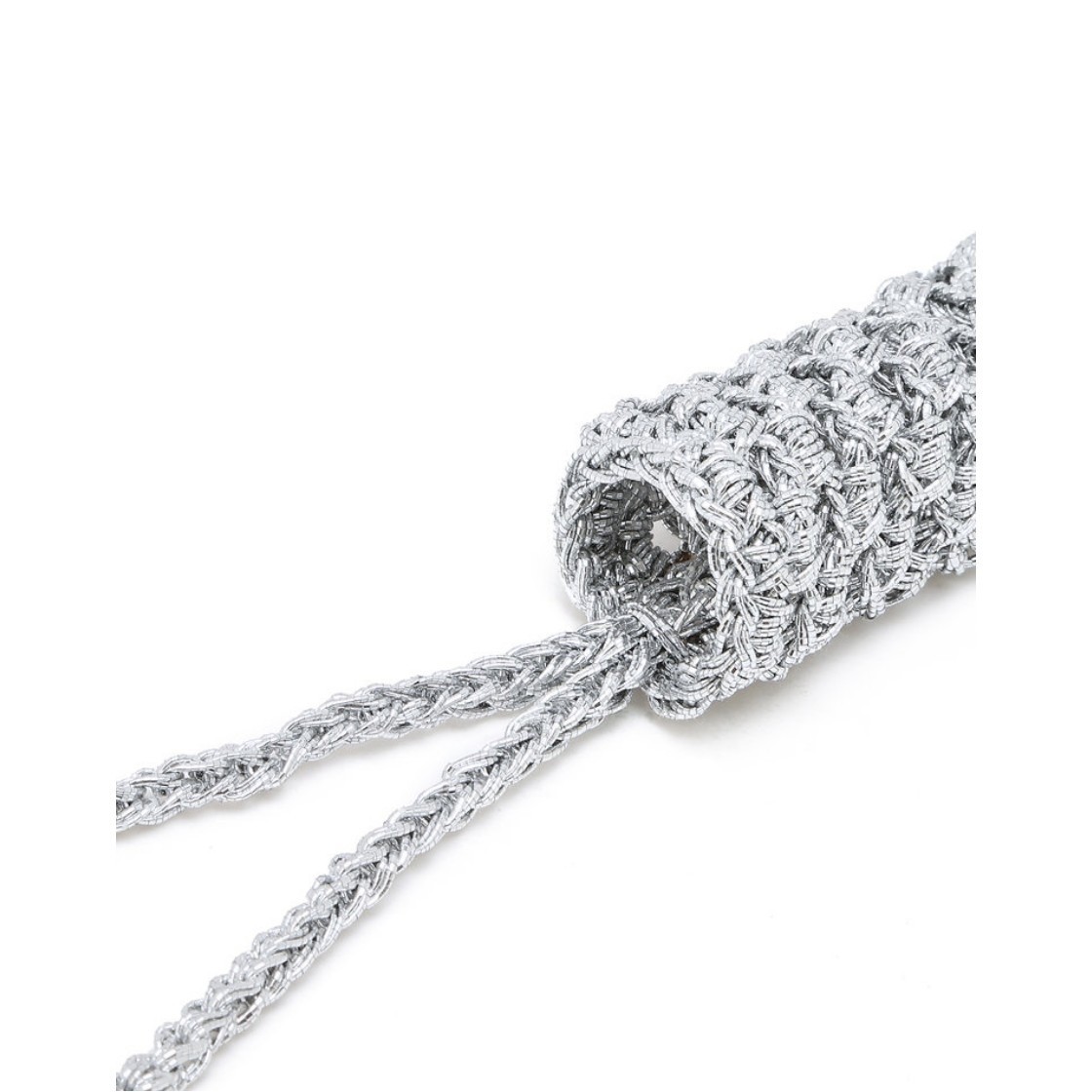 아떼 바네사브루노 액세사리 메탈 니팅 립스틱 케이스 실버(Athe Vanessabruno Acc Metal Knitting Lipstick Case Silver) - 2