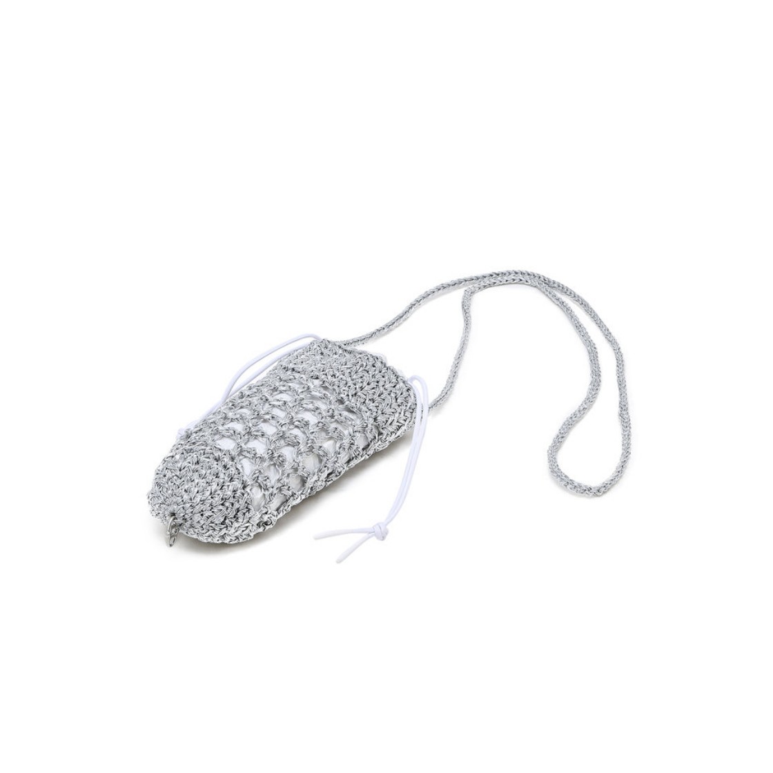 아떼 바네사브루노 액세사리 메탈 니팅 미니백 실버(Athe Vanessabruno Acc Metal Knitting Mini Bag Silver) - 4