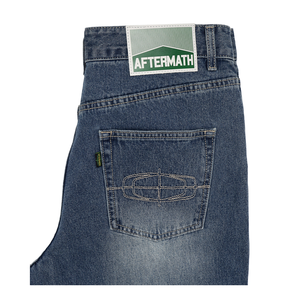 애프터매스 데미지 데님 팬츠 인디고(Aftermath Damaged Denim Pants Indigo) - 5