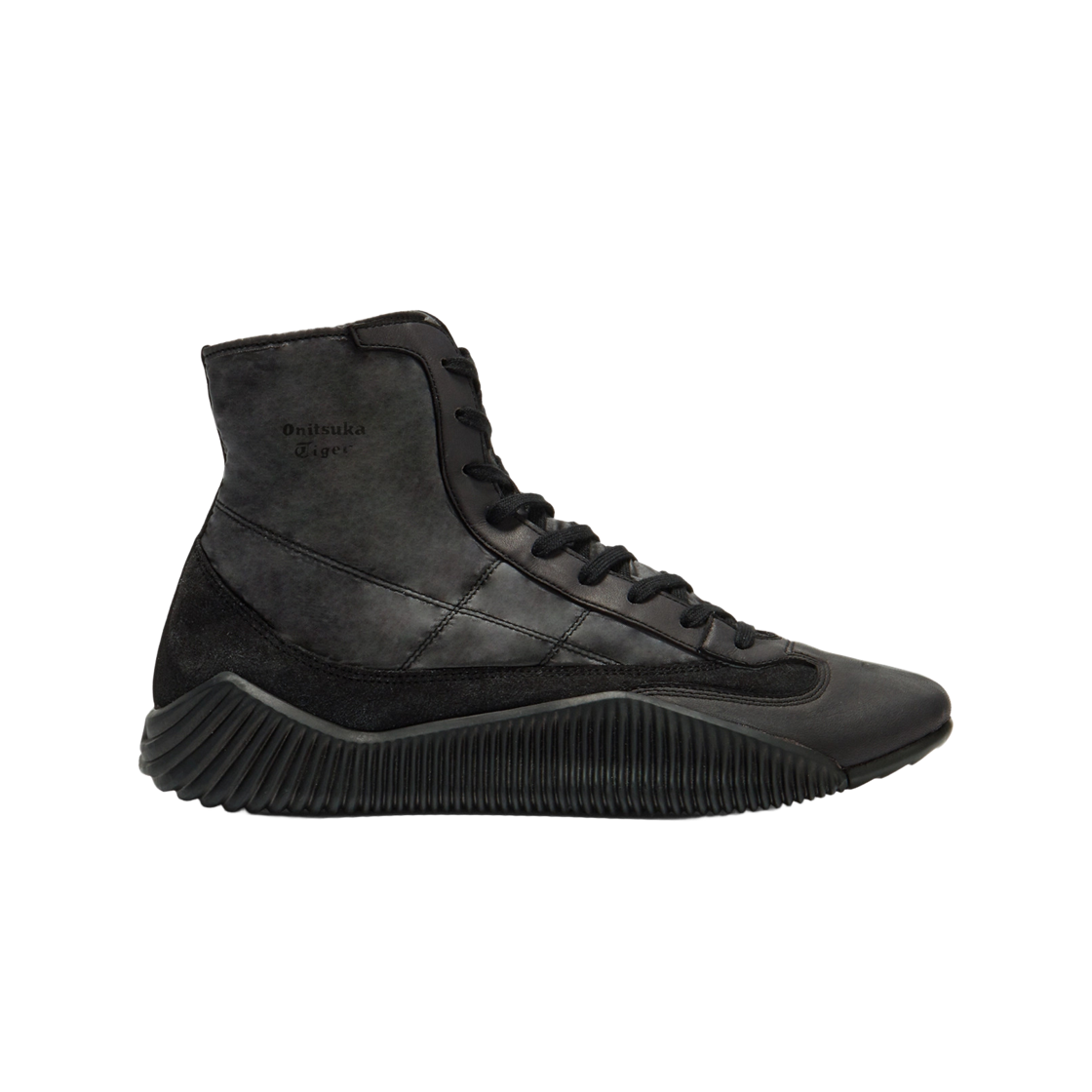 1183C346-001 Onitsuka Tiger Wrestling A60 NM Black
