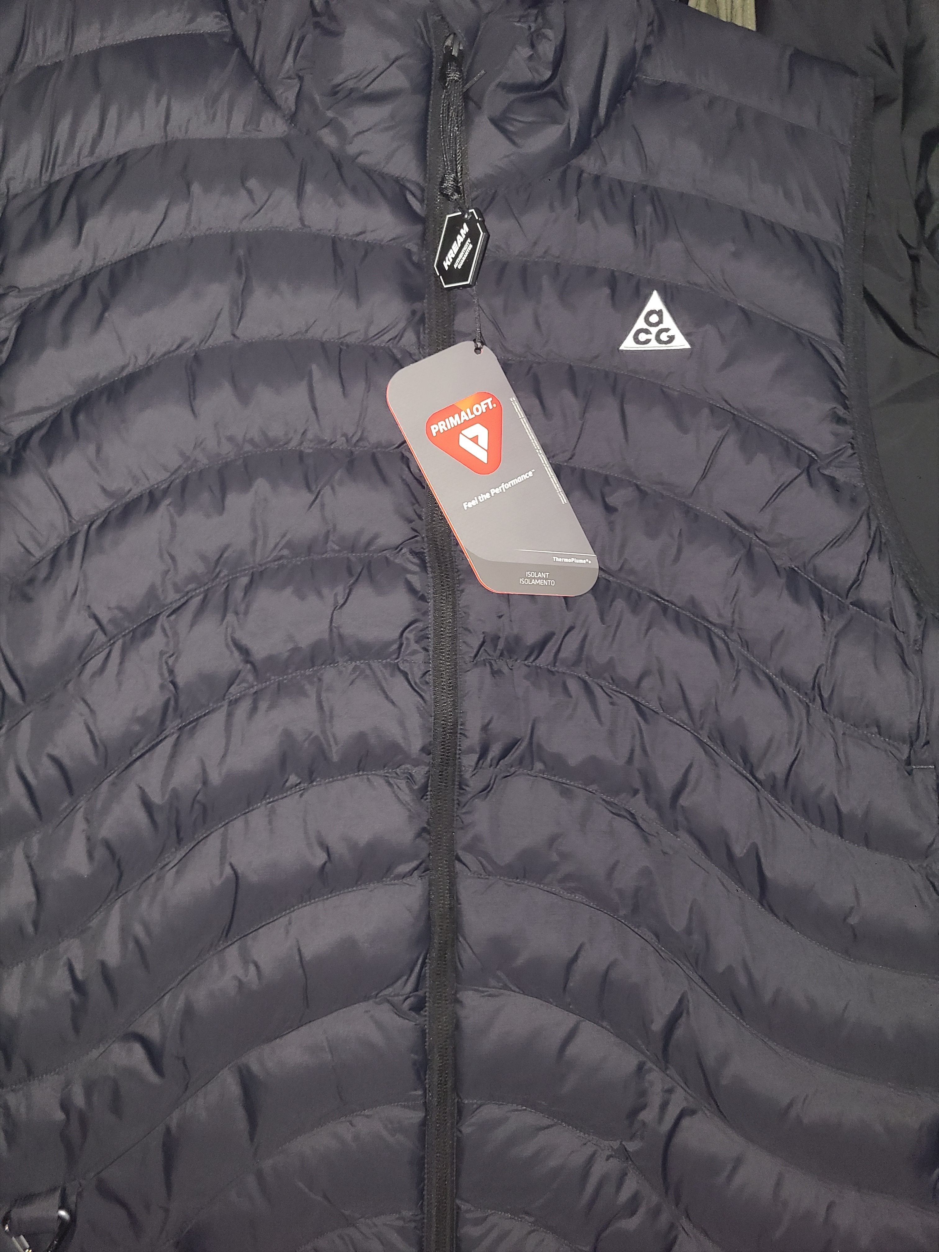 Nike ACG Lava Flow Therma-Fit ADV Vest Black Summit White - Asia 착용 스타일