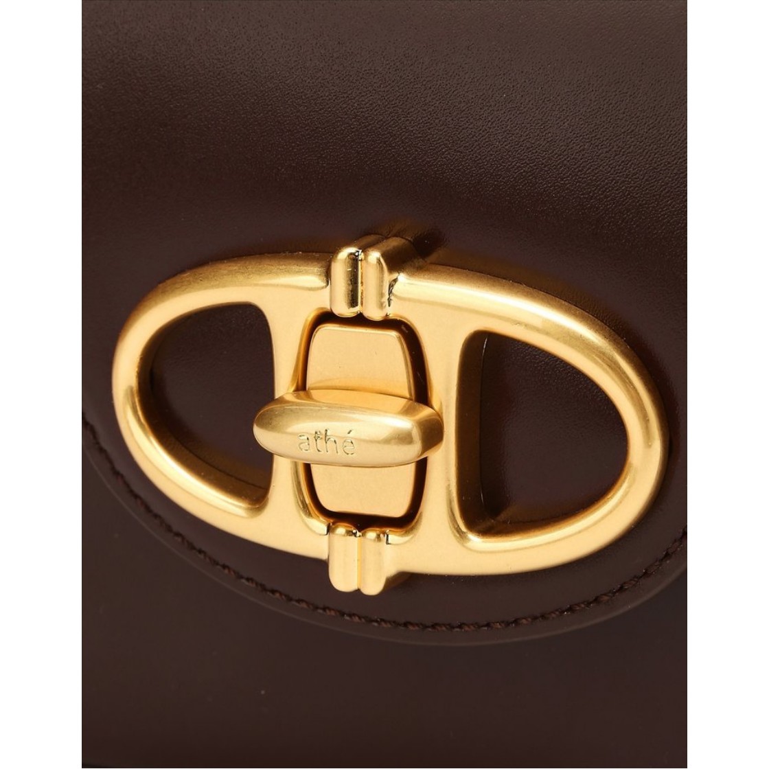 아떼 바네사브루노 액세사리 버건디 보딸라또 레더 플레인 숄더백 S 다크 와인(Athe Vanessabruno Acc Meringue Burgundy Bottalato Leather Plain Shoulder Bag S Dark Wine) - 5