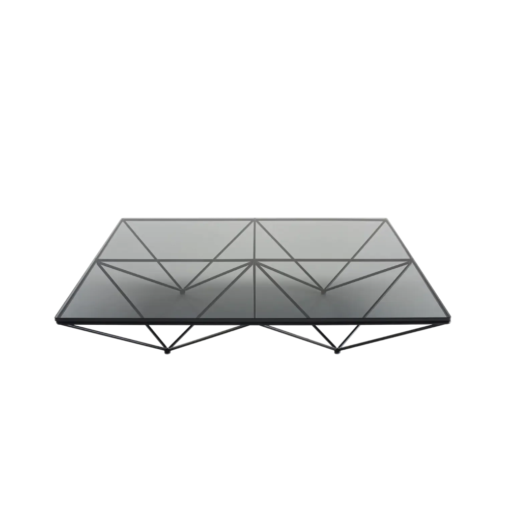 비엔비 이탈리아 알란다 커피 테이블(B&B ITALIA Alanda Coffee Table 120x120cm Smoky Glass)