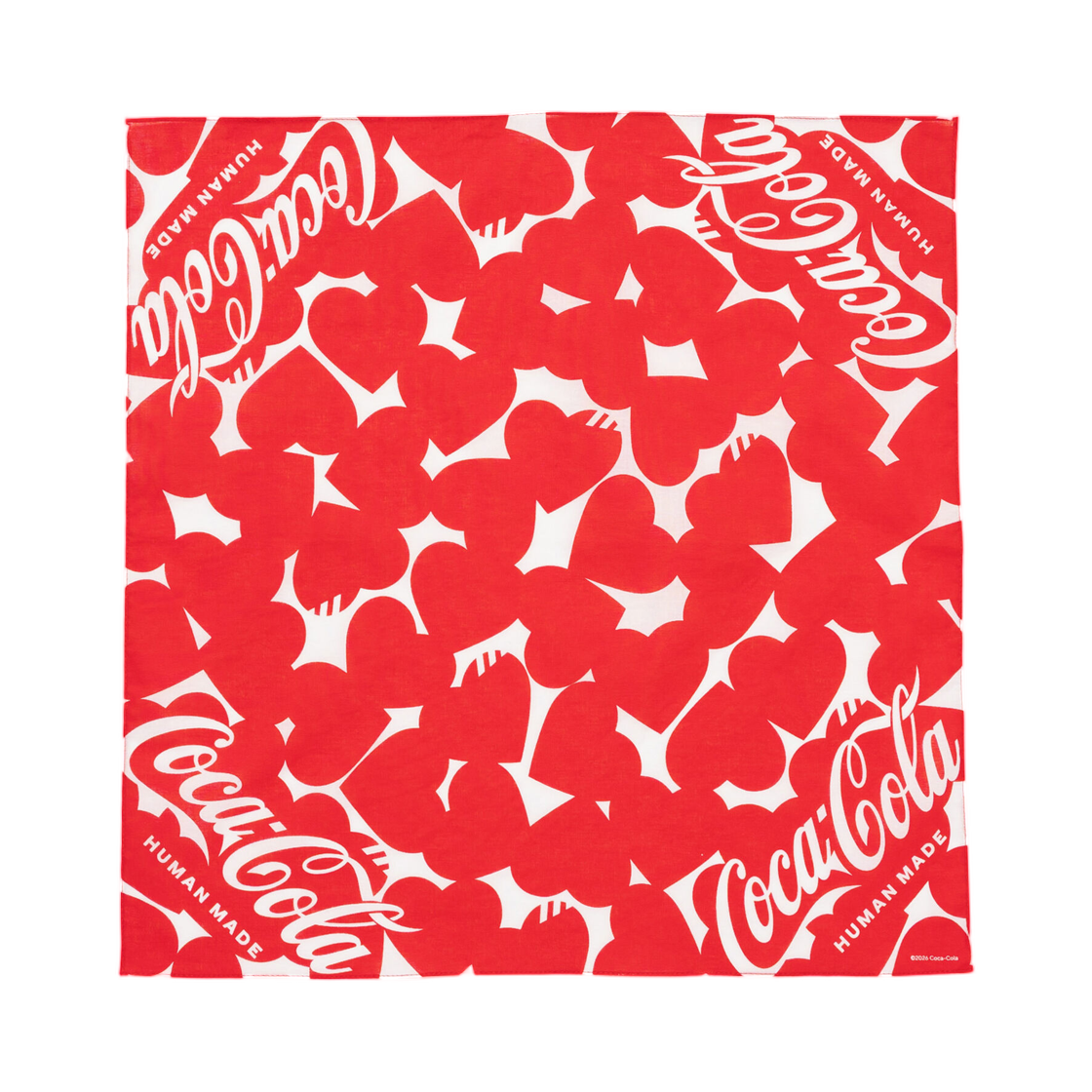 휴먼 메이드 x 코카콜라 반다나 레드(Human Made x Coca-Cola Bandana Red) - 1