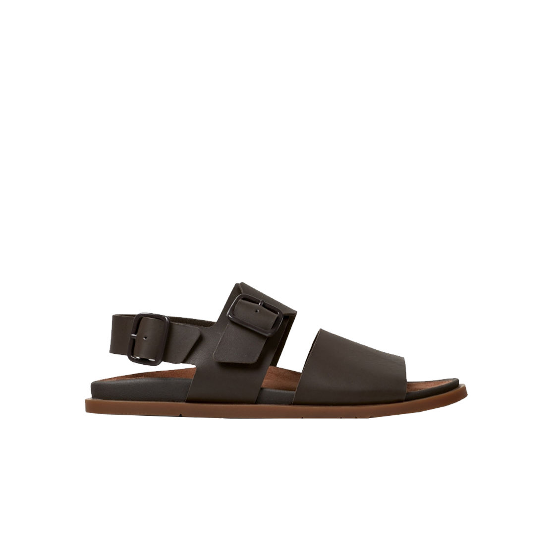 캠퍼 남성 유크 샌들 샌들 브라운(Camper Men Lluc Sandal Sandal Brown) - 1