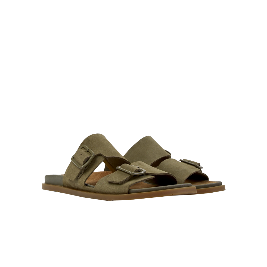 캠퍼 남성 유크 샌들 슬리퍼 카키(Camper Men Lluc Sandal Slippers Khaki) - 2