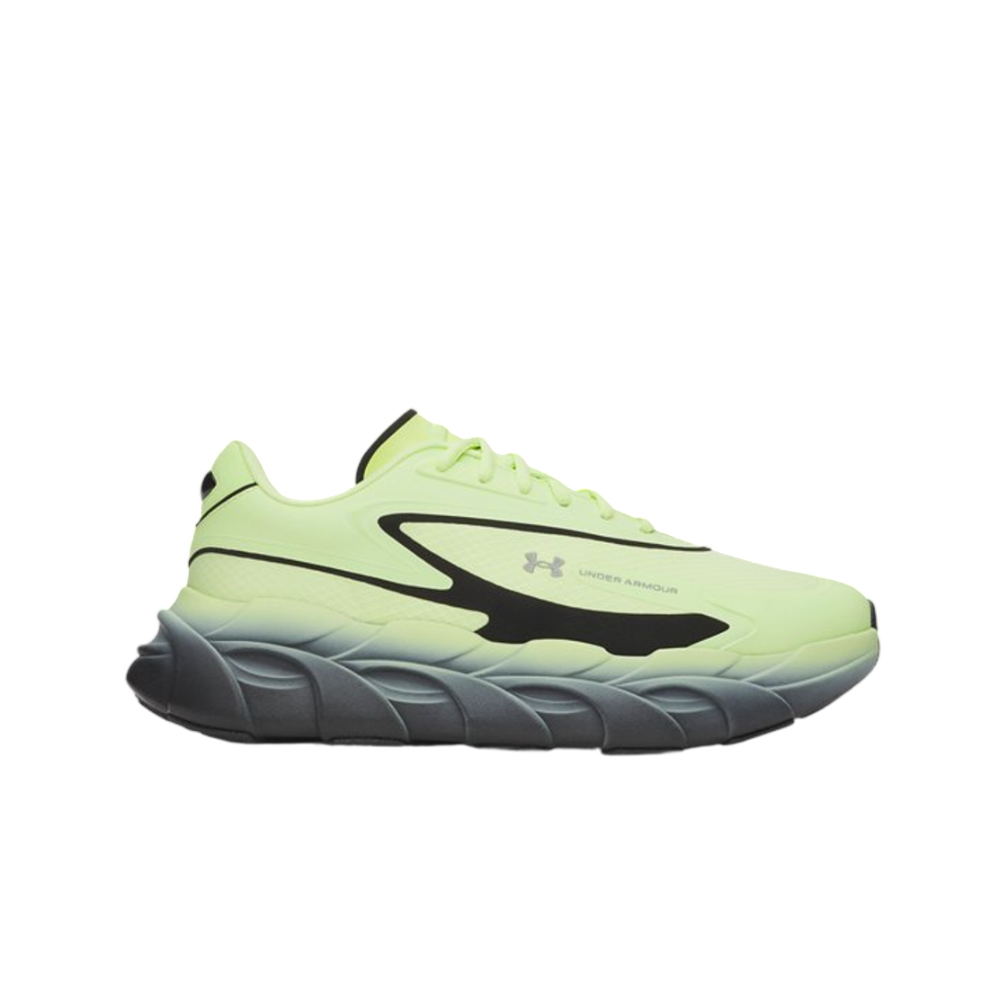 6008994-391 Under Armour UA Halo Runner SE Running Shoes Fade Green Black Metallic Silver