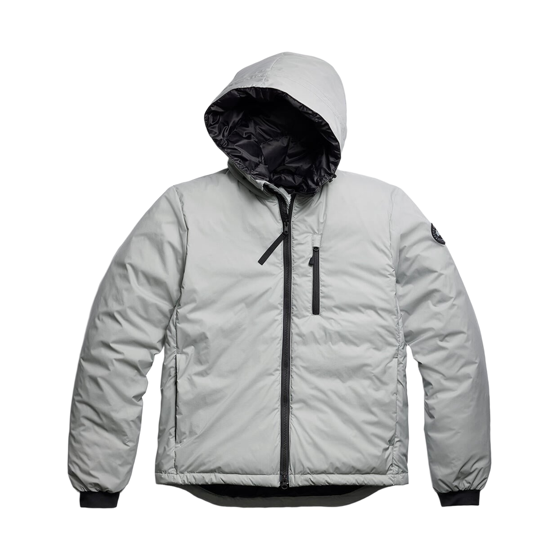 캐나다 구스 롯지 후드 자켓 블랙 라벨 스트라터스 그레이(Canada Goose Lodge Hooded Jacket Black Label Stratus Grey) - 1
