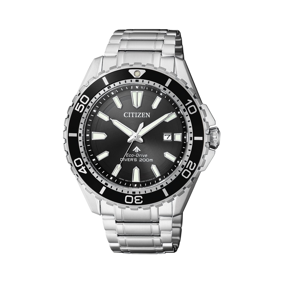 시티즌 에코드라이브 44.5mm 스테인리스 스틸 실버 블랙(Citizen Eco-Drive 44.5mm Stainless Steel Silver Black)