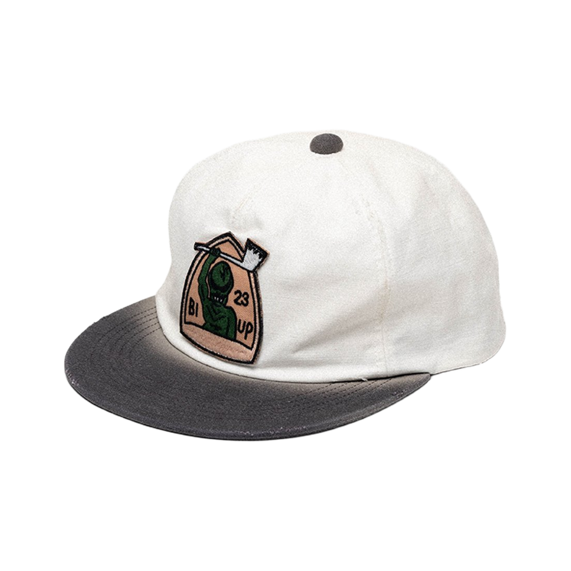 카미야 x CA4LA 자수 패치 캡 블랙(Kamiya x CA4LA Embroidered Patch Cap Black)