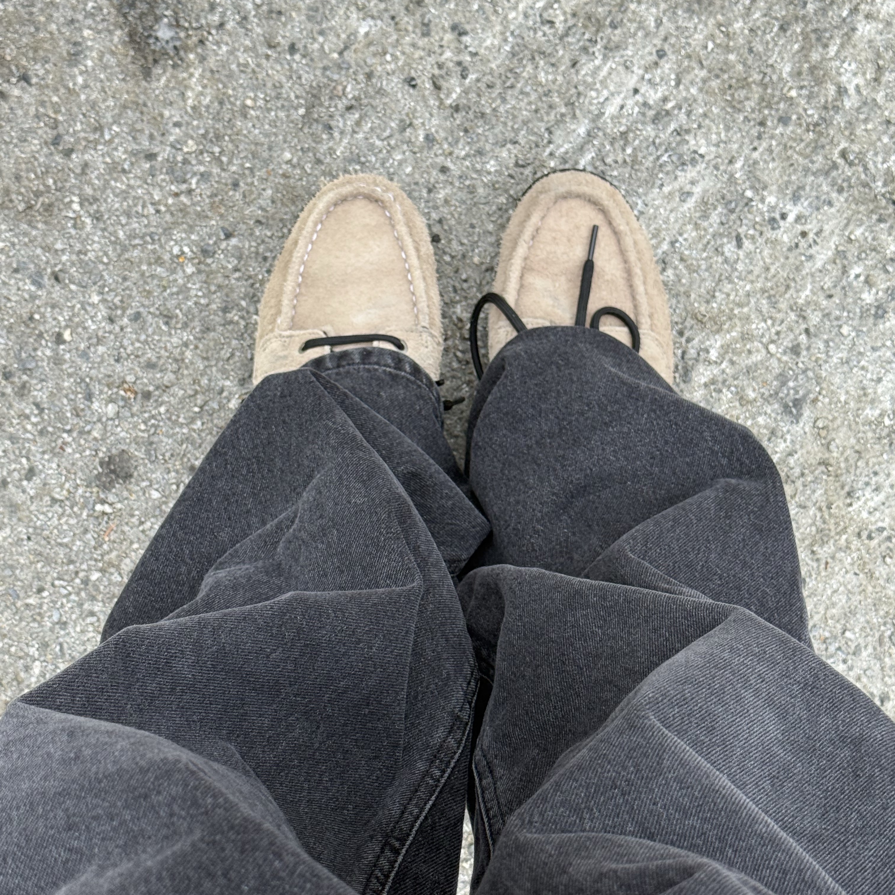 Timberland x Thisisneverthat Heritage Gore-Tex Moc Toe Mid Boots Desert - Medium 착용 스타일 - 4