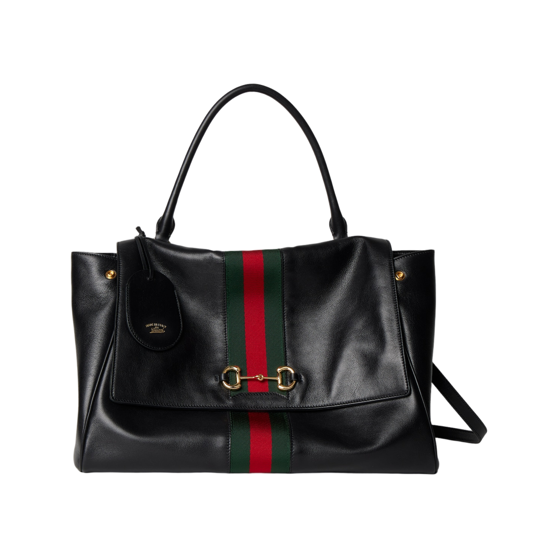 875019-AAGIQ-1053 Gucci Paparazzo Large Top Handle Bag Black