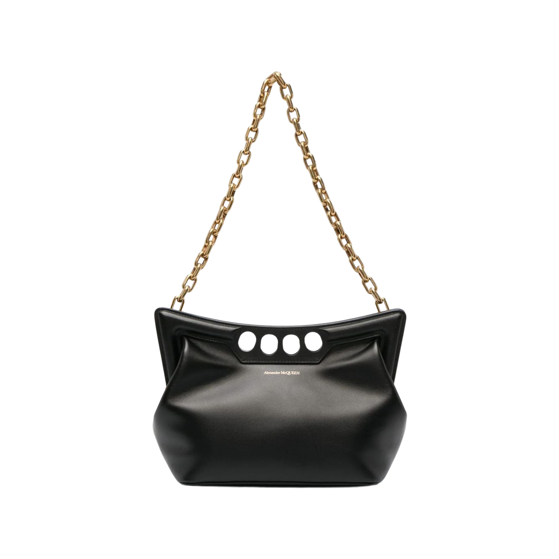 알렉산더 맥퀸 스몰 피크백 블랙(Alexander McQueen Small Peak Bag Black) - 1