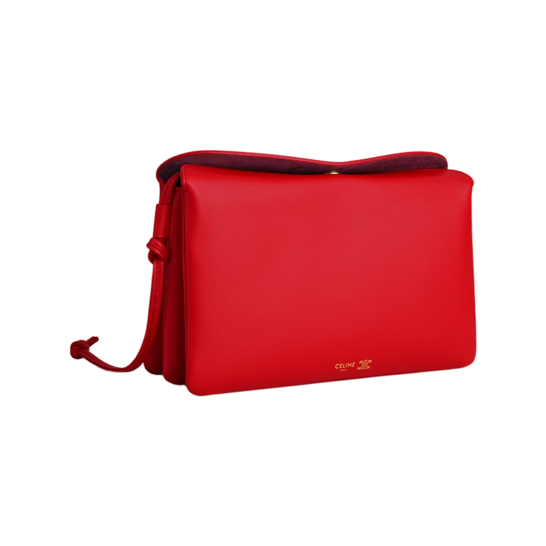 셀린느 트리오 플랩 스무스 램스킨 울트라 레드(Celine Trio Flap in Smooth Lambskin Ultra Red) - 2