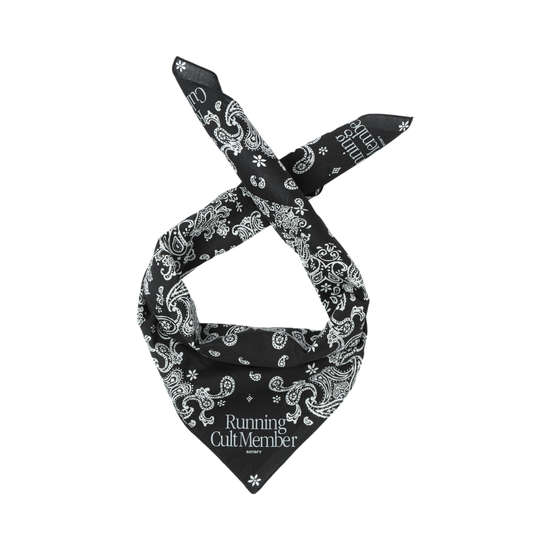 새티스파이 소프트셀 반다나 블랙(Satisfy Softcell Bandana Black)