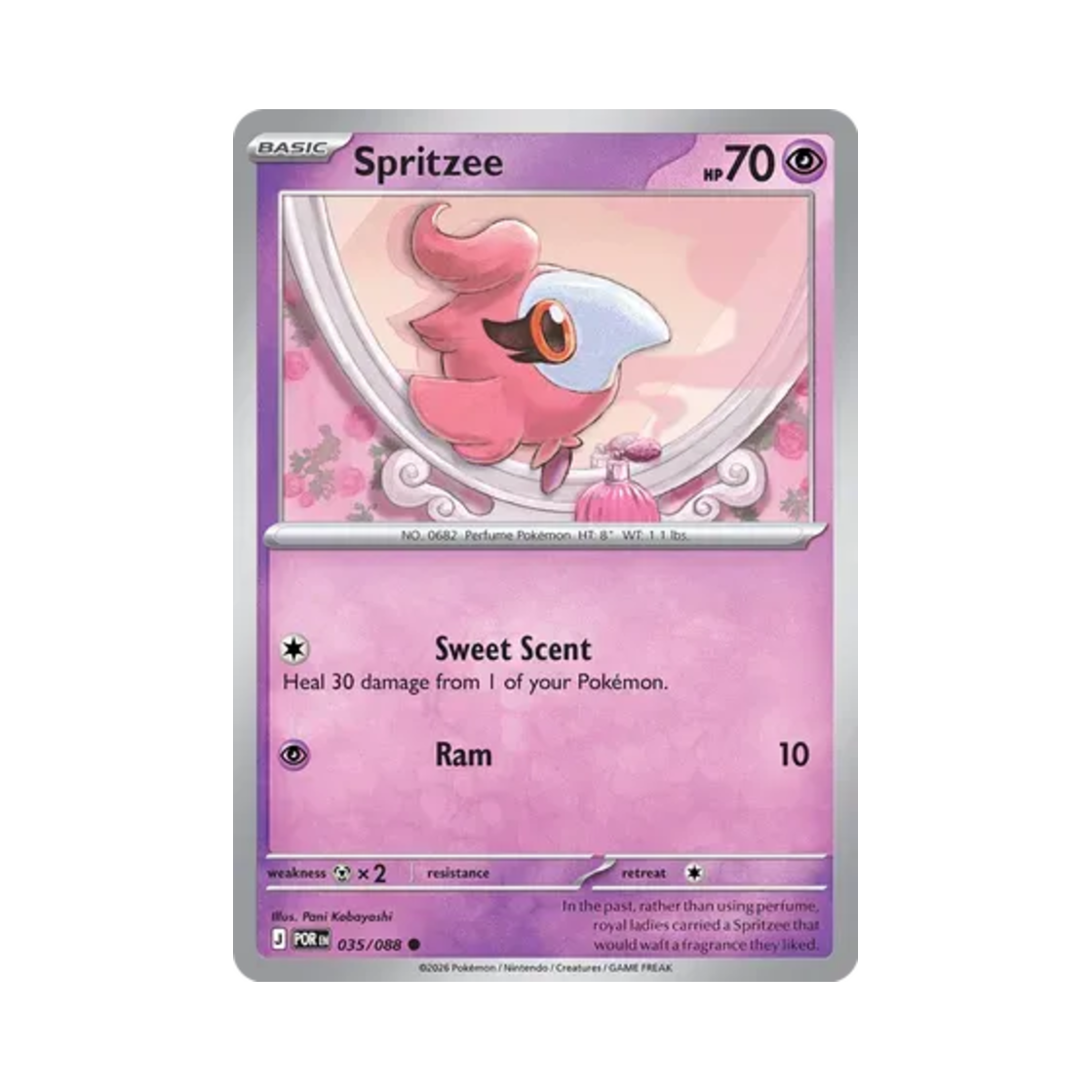 포켓몬 TCG 슈쁘 C 퍼펙트 오더 (영문판)(Pokemon TCG Spritzee C Perfect Order (English Ver.))
