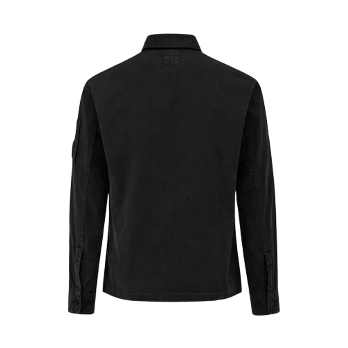 C.P. 컴퍼니 체스트 포켓 오버셔츠 블랙 - 26SS(C.P. Company Chest Pocket Overshirt Black - 26SS) - 2