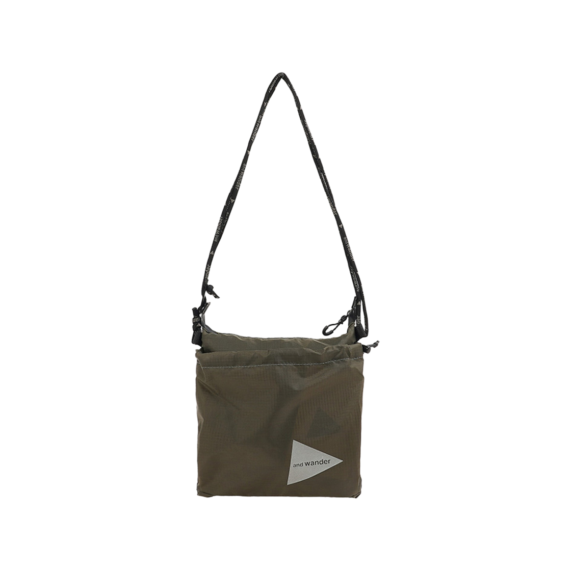 앤드 원더 립 크로스바디백 카키(And Wander Rip Crossbody Bag Khaki)
