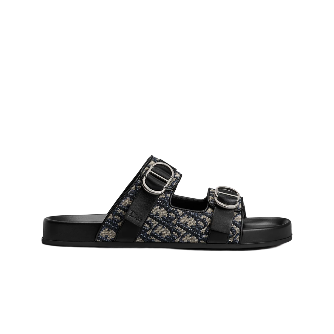 3SA165AFB-H961 Dior Aqua Sandals Dior Oblique Jacquard Beige Black