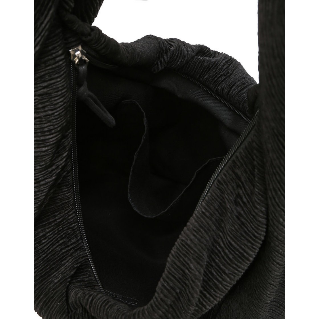 아떼 바네사브루노 액세사리 플리 블랙 플리츠 숄더백 L 블랙(Athe Vanessabruno Acc  Pli Black Pleated Shoulder Bag L Black) - 3