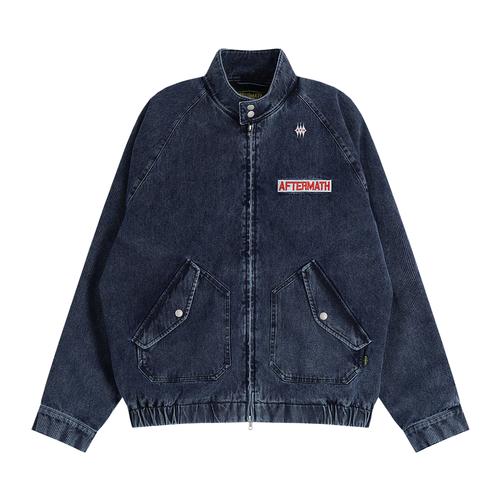 애프터매스 헤링턴 자켓 인디고(Aftermath Harrington Jacket Indigo)