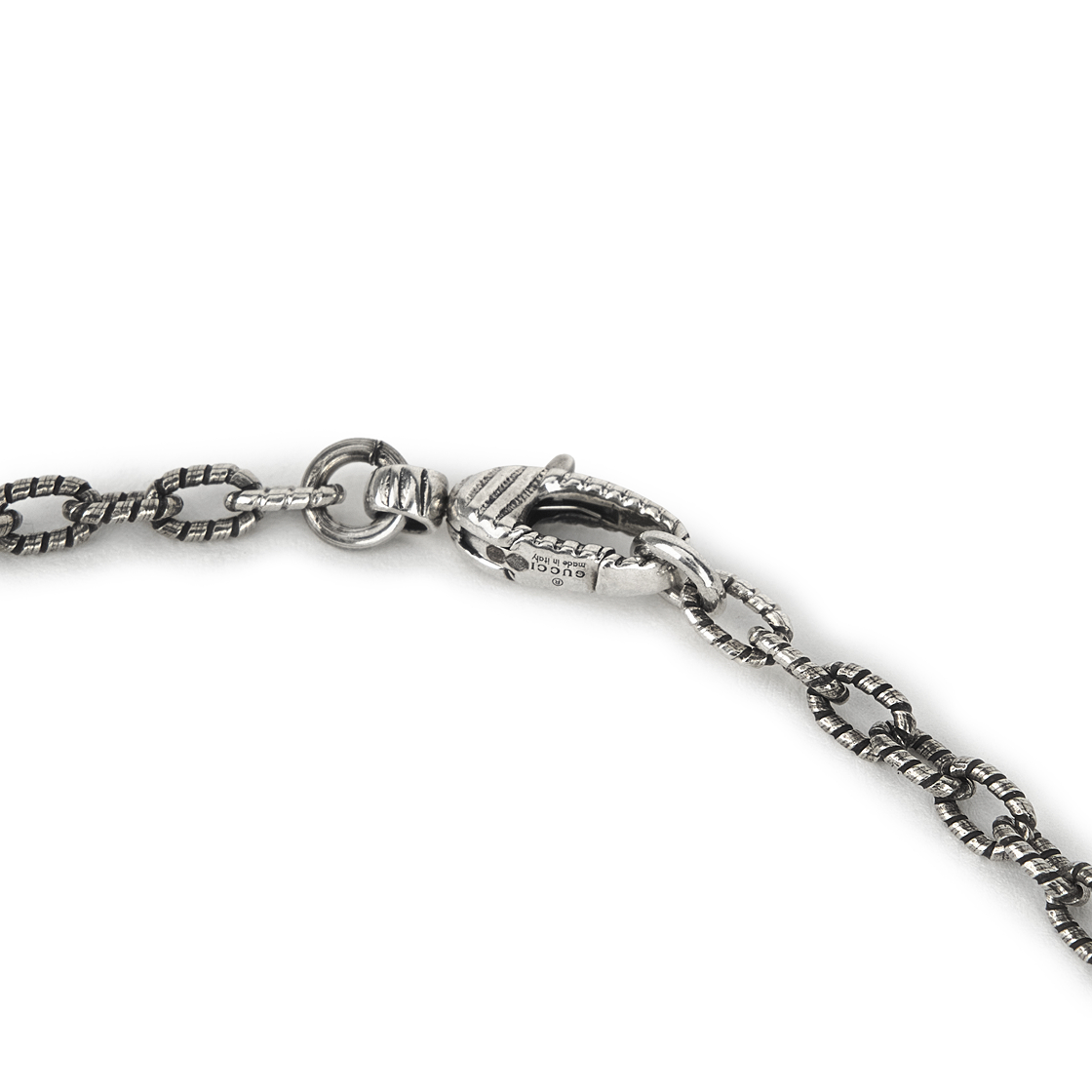 구찌 인터로킹 G 펜던트 네클리스 실버(Gucci Interlocking G Pendant Necklace Silver) - 3
