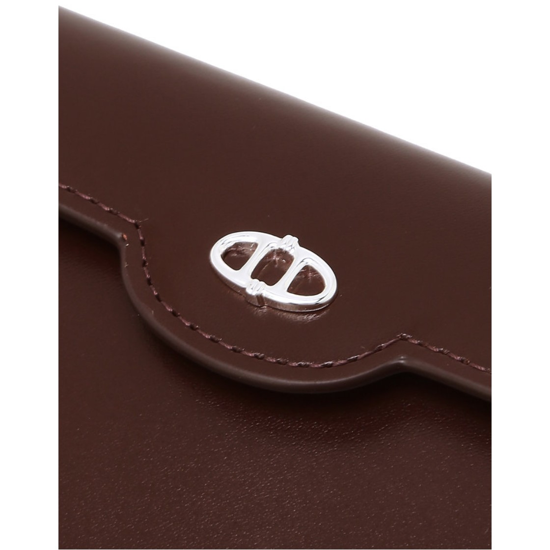 아떼 바네사브루노 액세사리 더블에이 명함지갑 스몰로고 다크 와인(Athe Vanessabruno Acc Double A Business Card Holder Small Logo Dark Wine) - 3