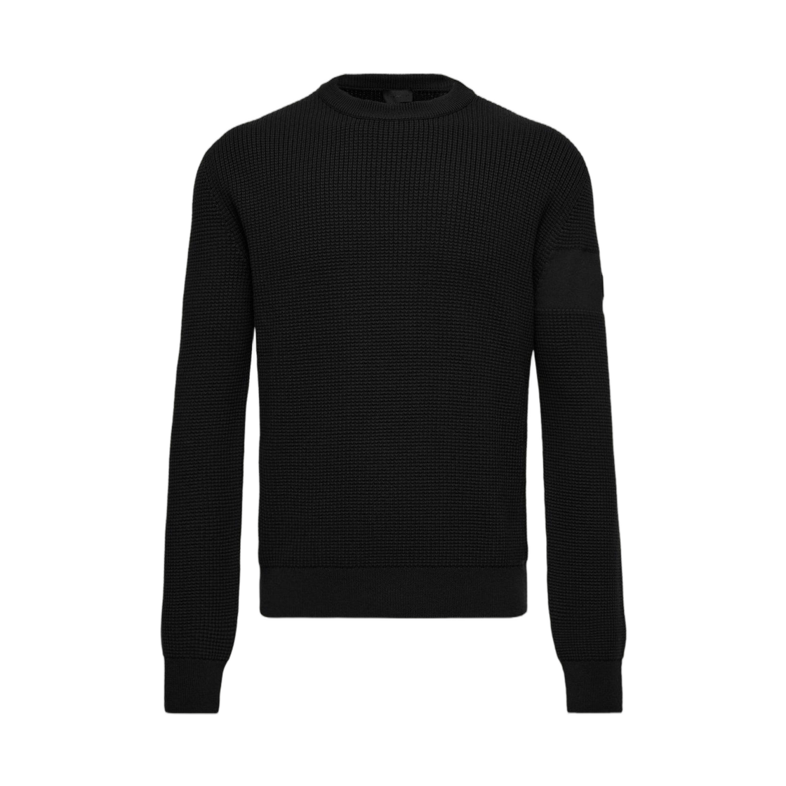 L1-091-9C00003-M1131-999 Moncler Logo Wool Sweater Black - 26SS