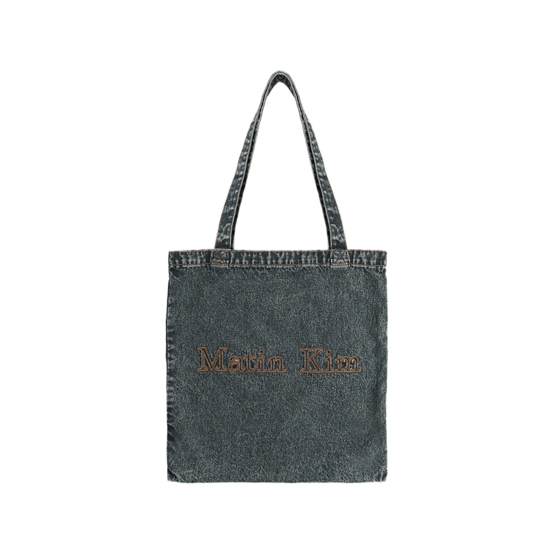 MK2600BG713VBB Matin Kim Stitch Denim Ecobag In Black