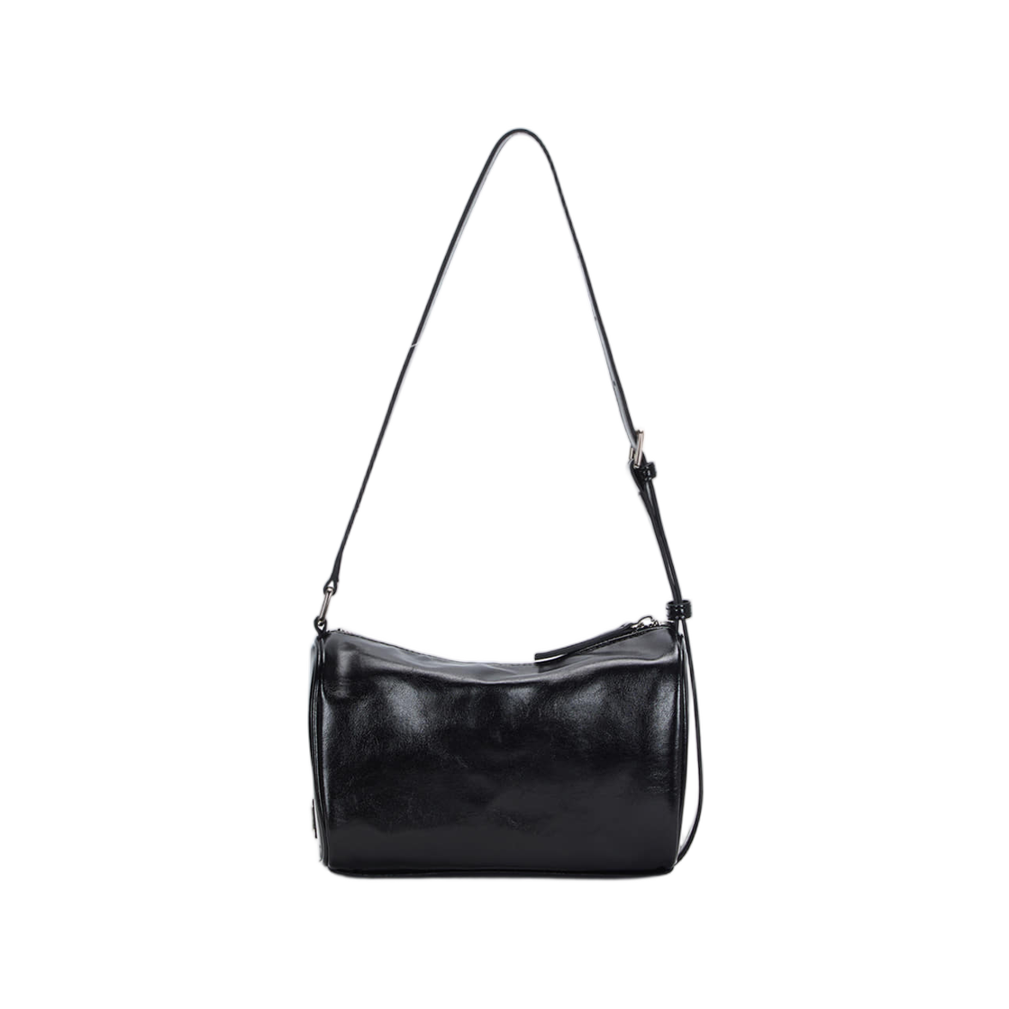 마뗑킴 프론트 셔링 리본 미니 백 블랙(Matin Kim Front Shirring Ribbon Mini Bag In Black) - 2