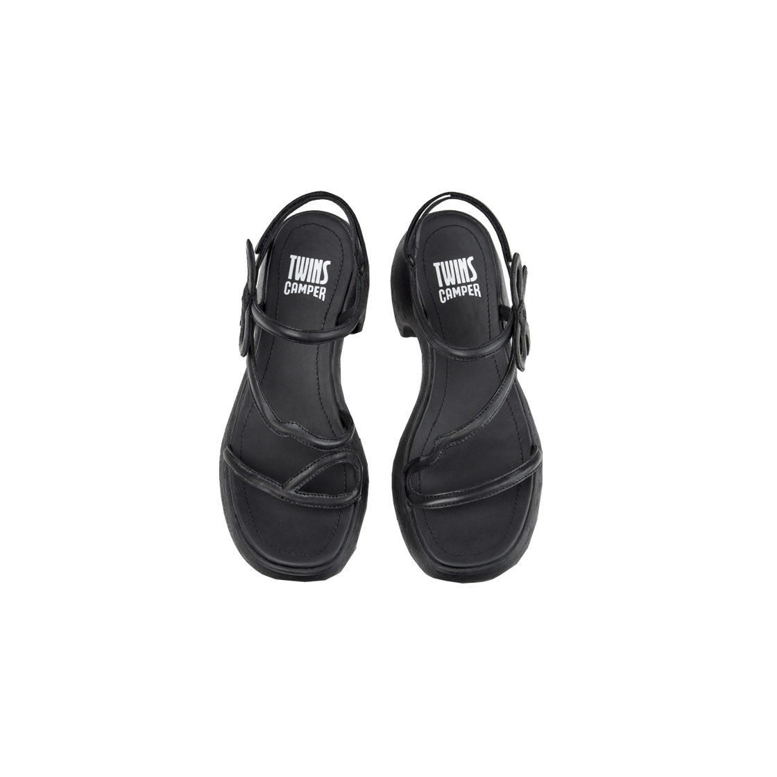 캠퍼 여성 텔마 샌들 브라운(Camper Women Thelma Sandal Twins Brown) - 3