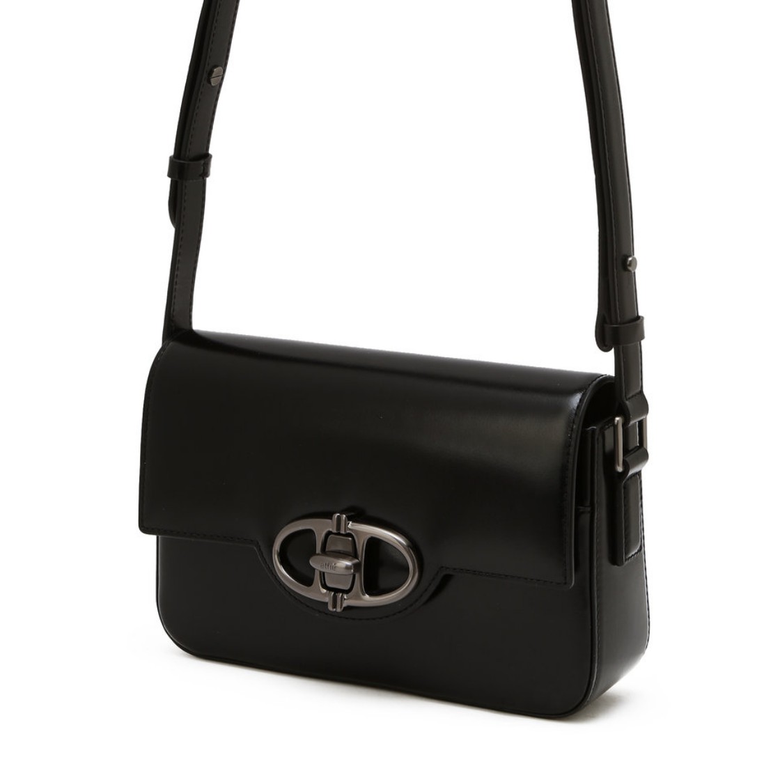 아떼 바네사브루노 액세사리 블랙 알렉산드라 레더 플레인 숄더백 S 블랙(Athe Vanessabruno Acc Meringue Black Alexandra Leather Plain Shoulder Bag S Black) - 6