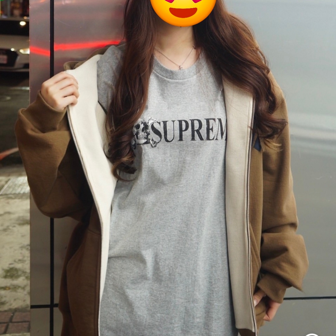 Supreme Arc Thermal Lined Zip Up Hooded Sweatshirt Dusty Brown - 25FW 착용 스타일 - 2