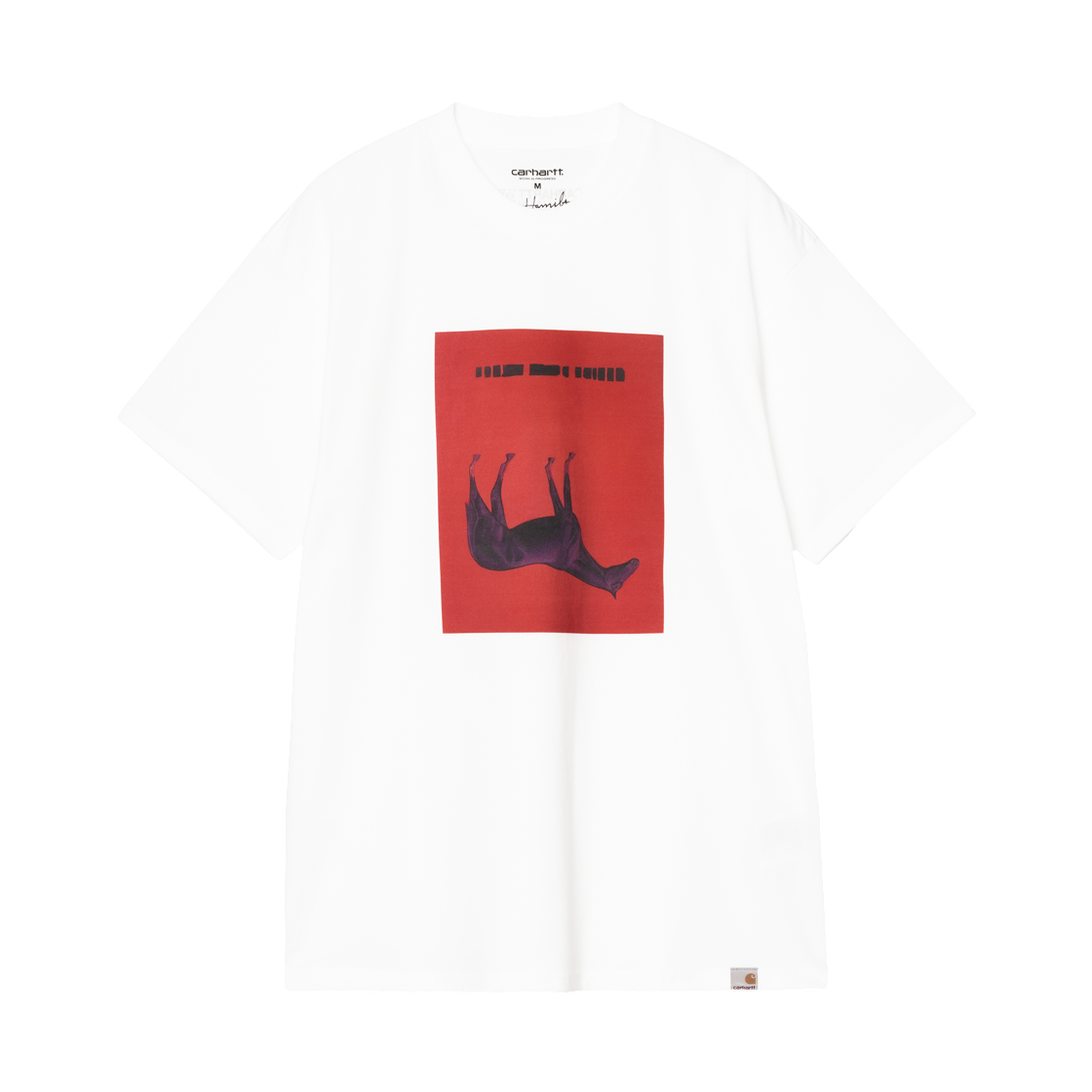 칼하트 WIP 숏슬리브 션 해밀턴 02 티셔츠 화이트(Carhartt WIP S/S Sean Hamilton 02 T-Shirt White)