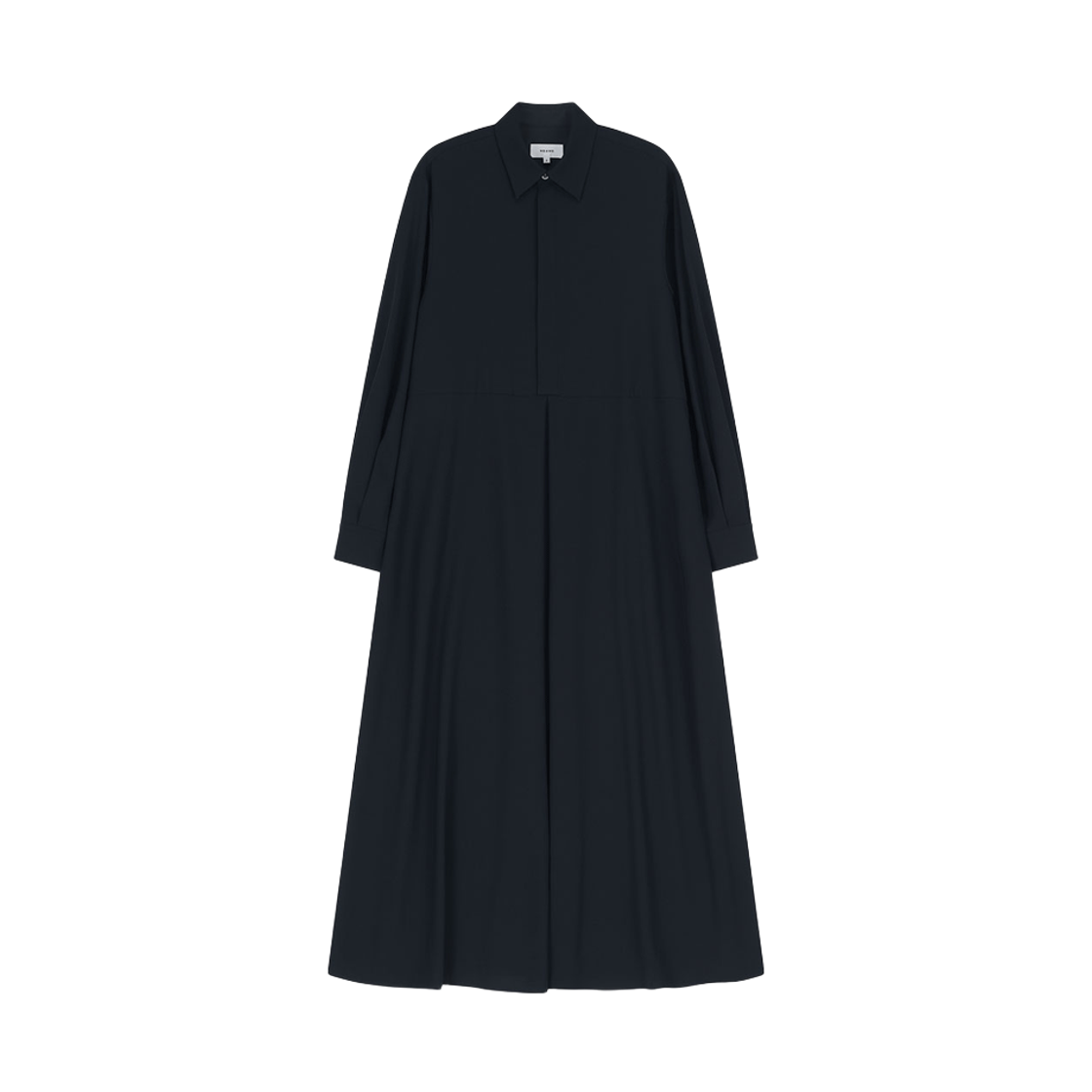 비자비 롱 슬리브드 튜닉 셔츠 드레스 네이비(VIS A VIS Long Sleeved Tunic Shirt Dress Navy) - 1
