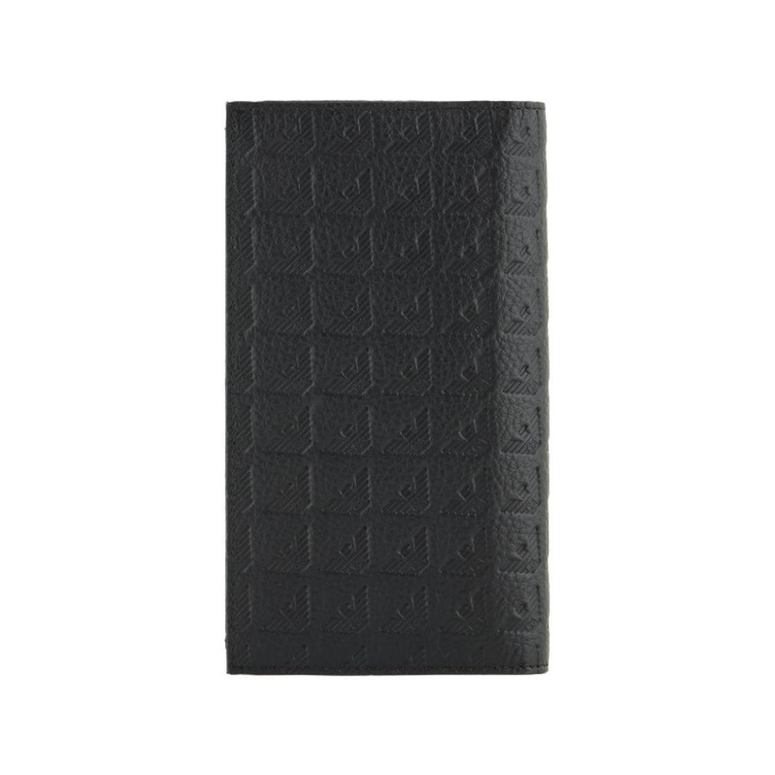 엠포리오 아르마니 올오버 엠보스 이글 레더 라지 커런시 홀더 블랙(Emporio Armani Leather Large Currency Holder with Allover Embossed Eagle Black) - 2