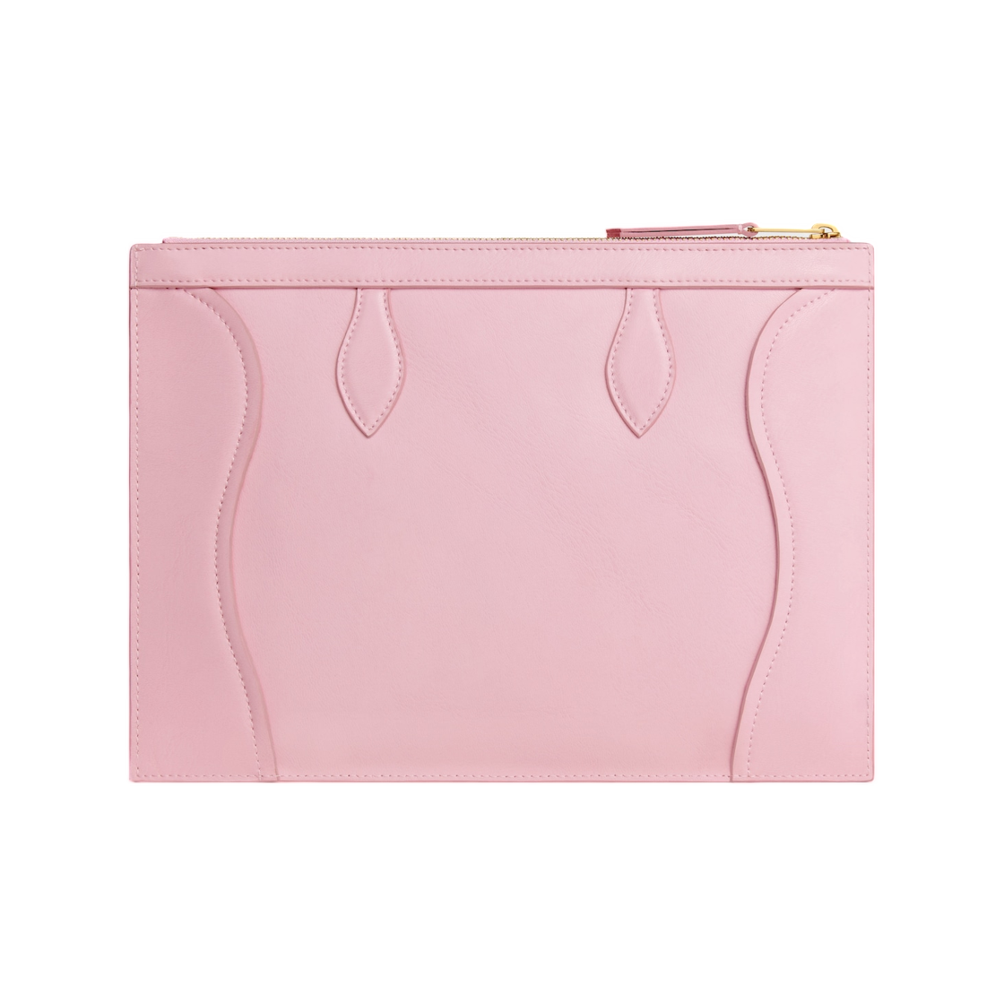셀린느 미디움 파우치 글로시 카프스킨 더티 핑크(Celine Medium Pouch in Glossy Calfskin Dirty Pink) - 3