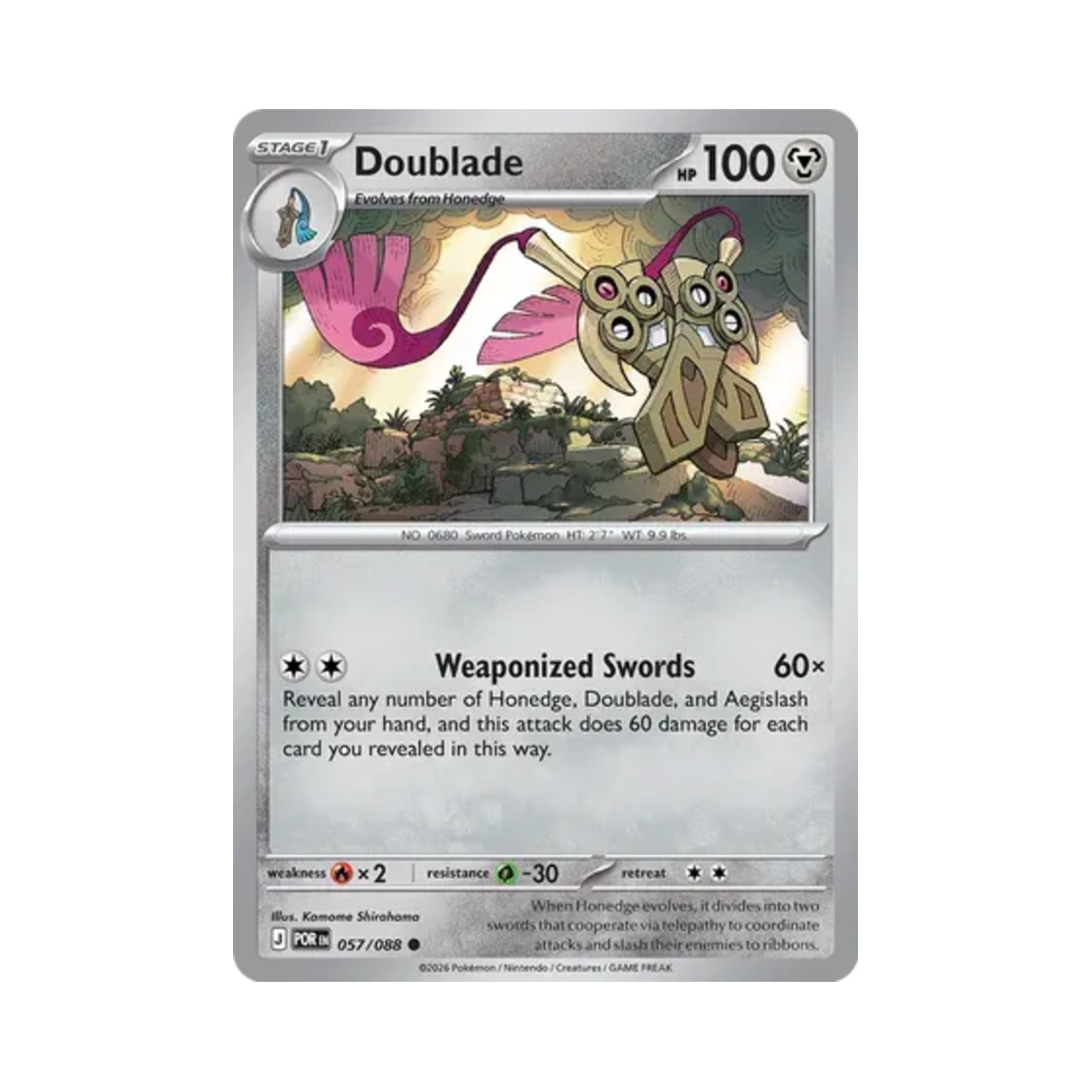 포켓몬 TCG 쌍검킬 C 퍼펙트 오더 (영문판)(Pokemon TCG Doublade C Perfect Order (English Ver.)) - 1