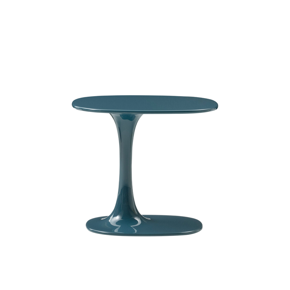 비엔비 이탈리아 아와 사이드 테이블 글로시 스모크 블루(B&B ITALIA Awa Side Table Glossy smoke blue)