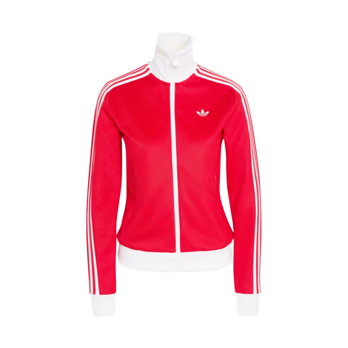 KD3739 (W) Adidas Classic Track Top Better Scarlet White - US Sizing