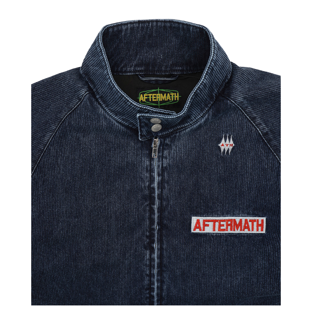 애프터매스 헤링턴 자켓 인디고(Aftermath Harrington Jacket Indigo) - 4