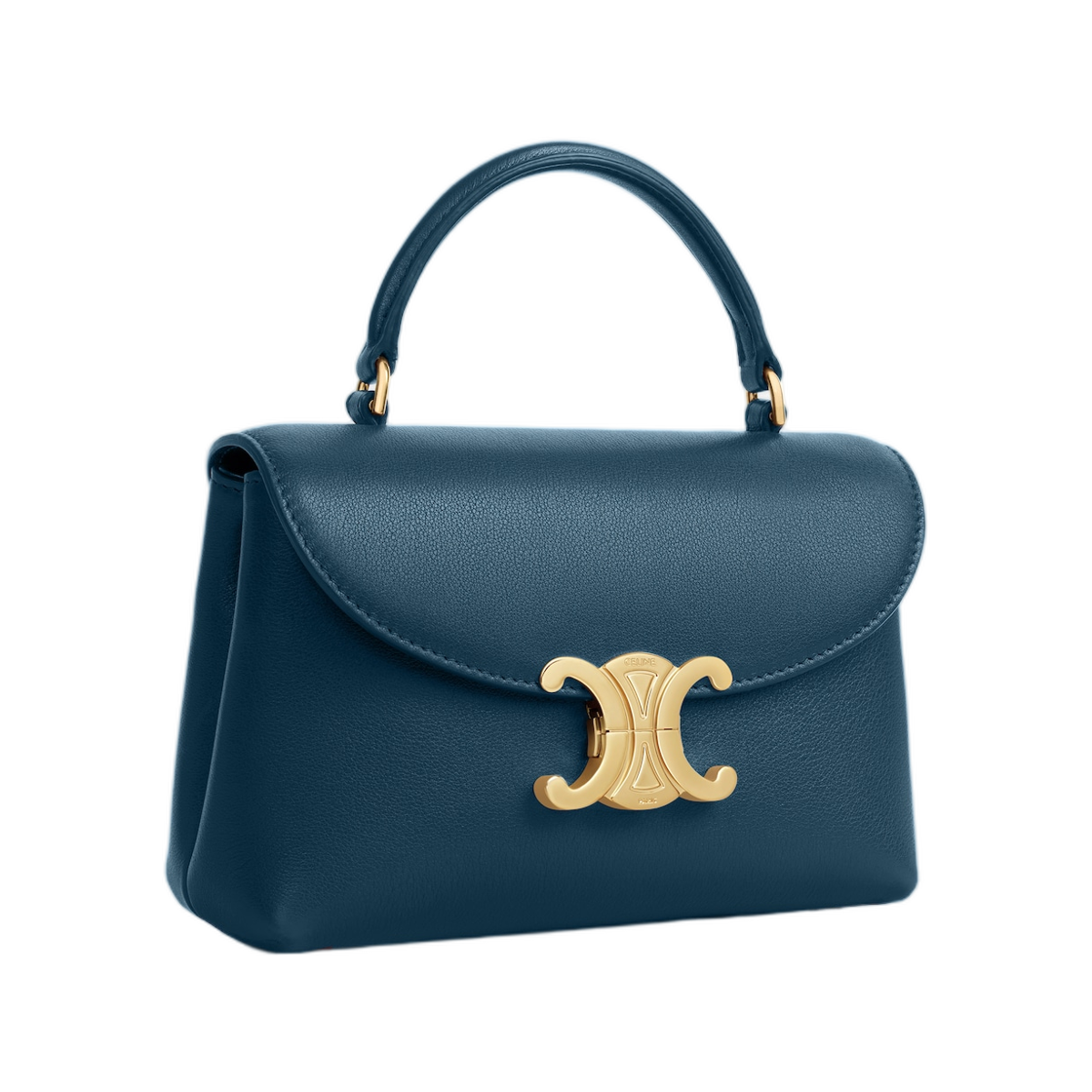 셀린느 틴 니노 백 서플 그레인드 카프스킨 틸 블루(Celine Teen Nino Bag in Supple Grained Calfskin Teal Blue) - 2