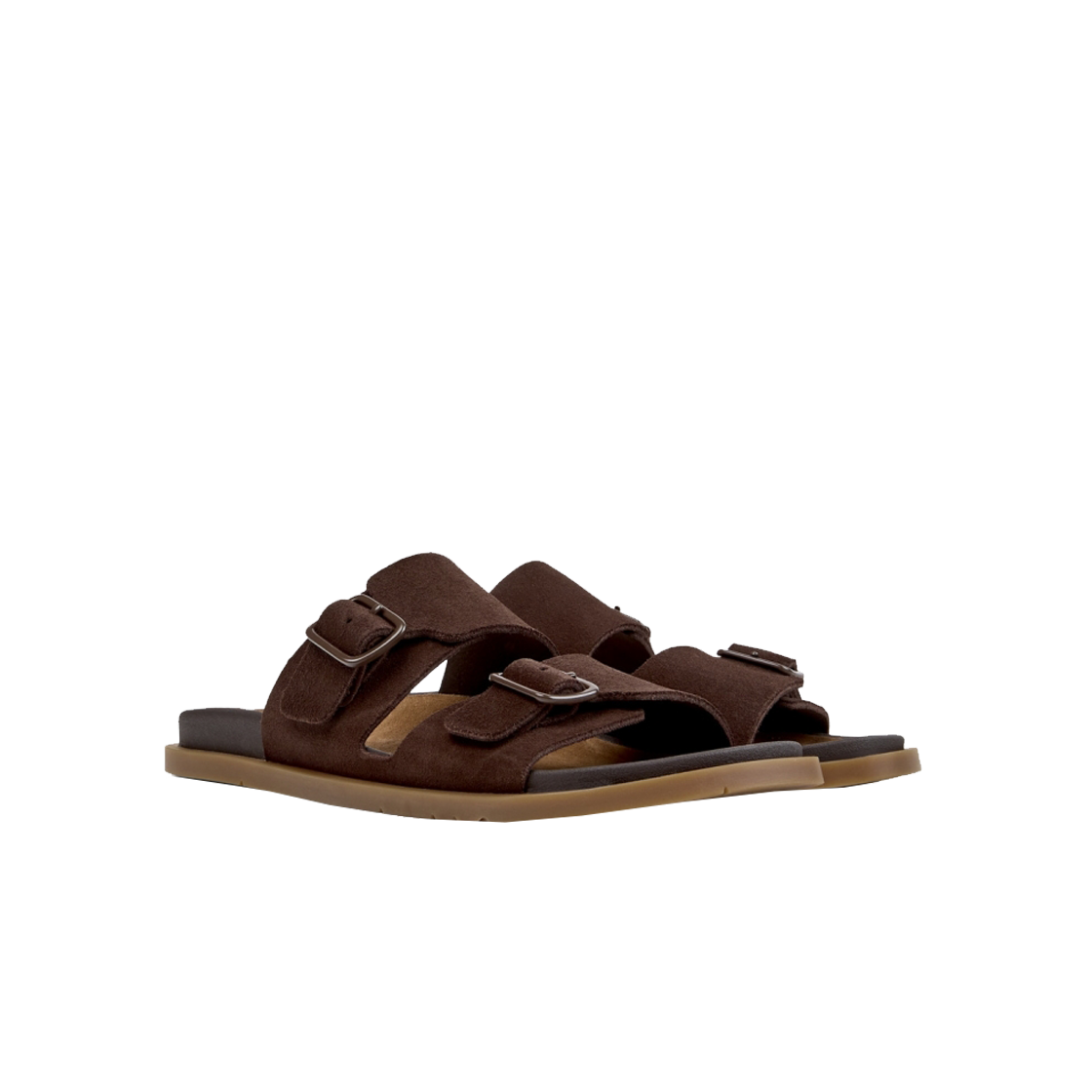 캠퍼 여성 유크 샌들 슬리퍼 브라운(Camper Women Lluc Sandal Slippers Brown) - 2