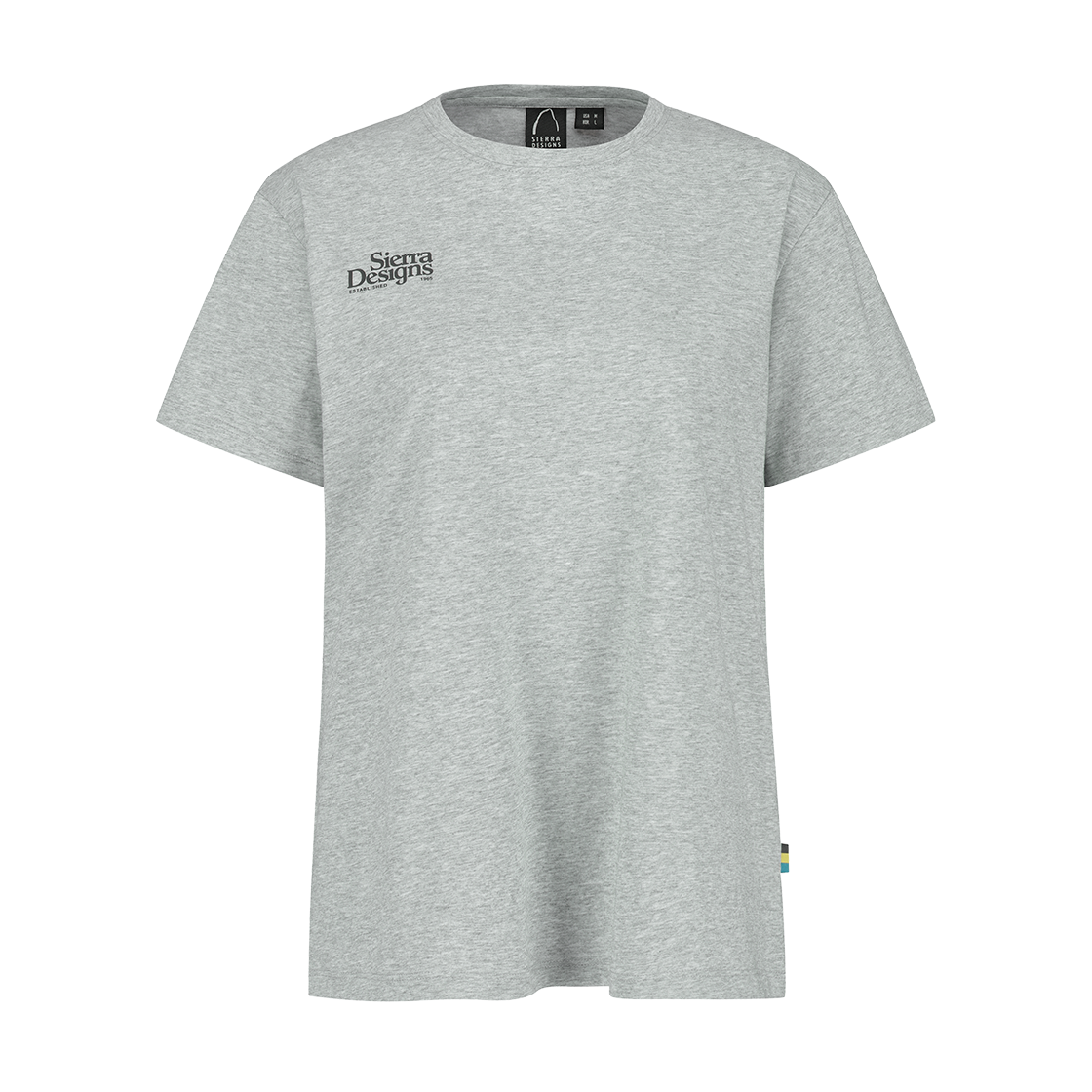 시에라디자인 우먼 리치몬드 로고 칠라이트 숏슬리브 멜란지 그레이