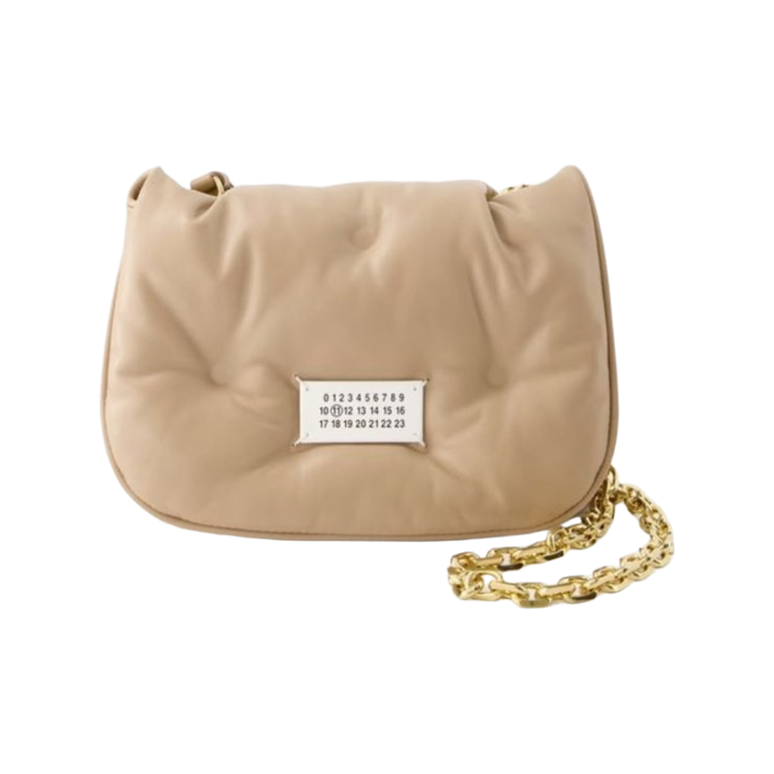 메종 마르지엘라 글램 슬랩 플랩 스몰 숄더백 머드 브라운(Maison Margiela Glam Slam Flap Small Shoulder Bag Mud Brown) - 1