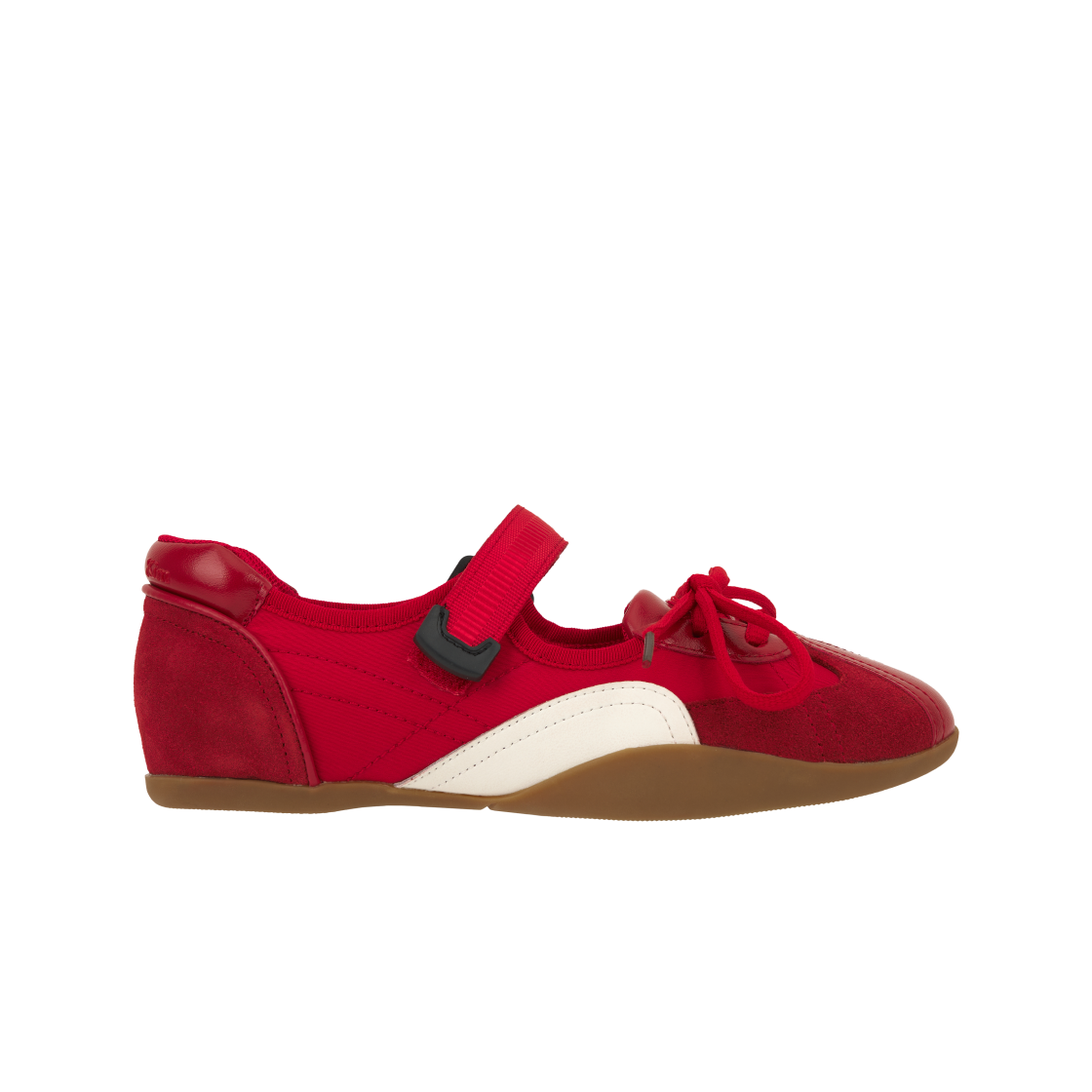 (W) 마뗑킴 스포티 메리제인 스니커즈 레드((W) Matin Kim Sporty Maryjane Sneakers In Red) - 1