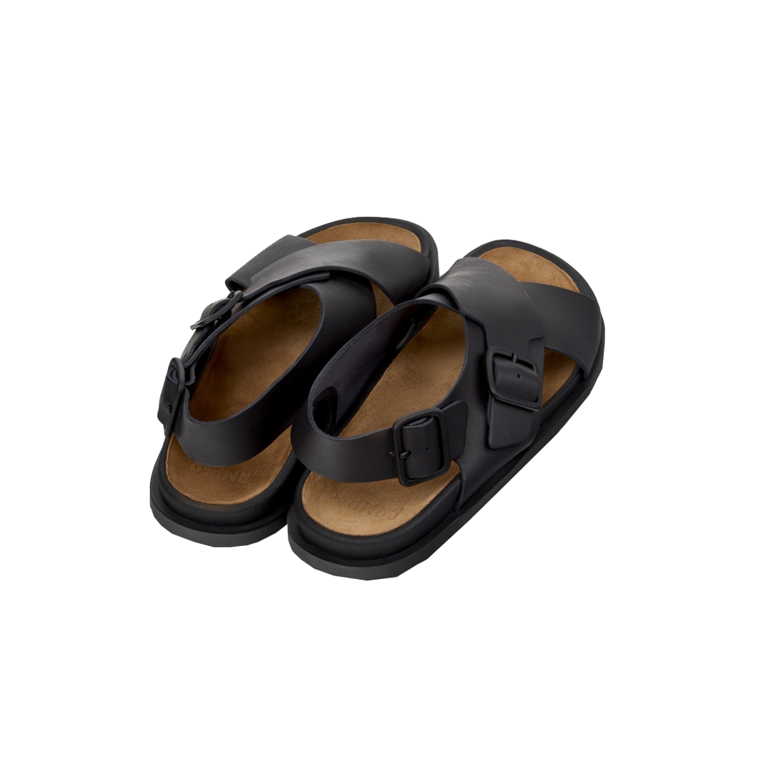 캠퍼 남성 유크 샌들 샌들 블랙(Camper Men Lluc Sandal Sandal Black) - 4