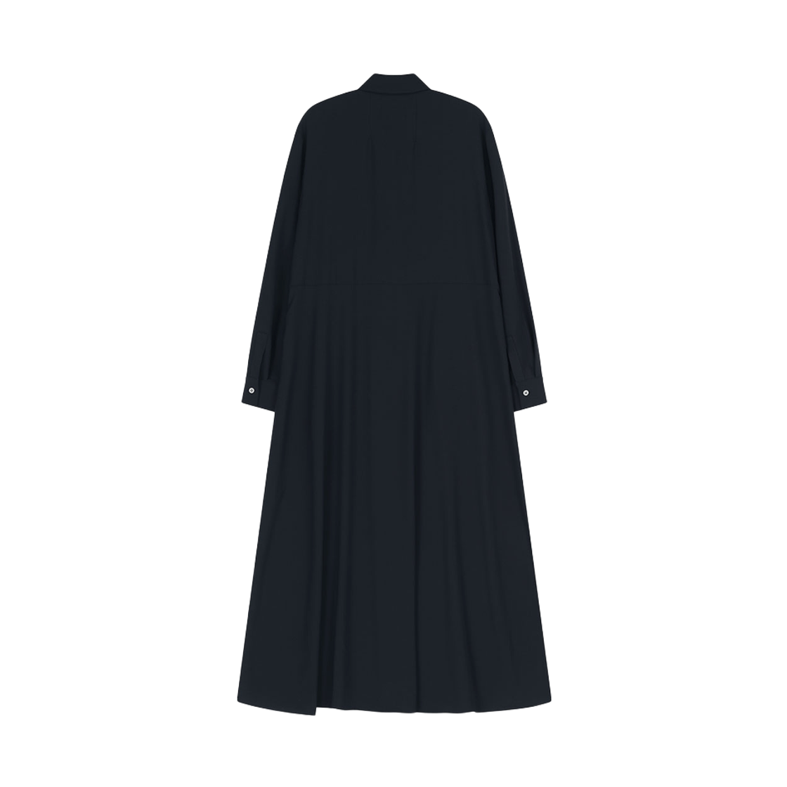 비자비 롱 슬리브드 튜닉 셔츠 드레스 네이비(VIS A VIS Long Sleeved Tunic Shirt Dress Navy) - 2